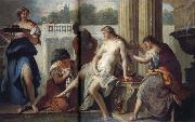 RICCI, Sebastiano Betsabea al Bagno china oil painting reproduction